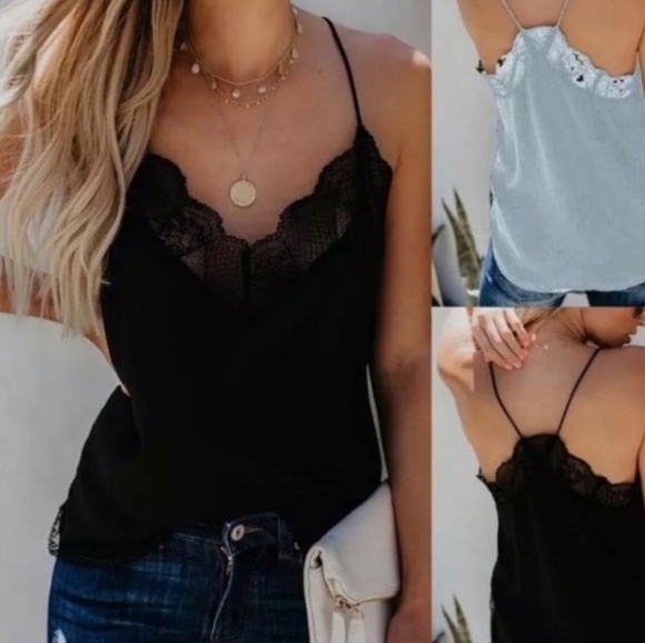 ๐ONLY 2 MED LEFT๐ White Camisole - Picture 5 of 5